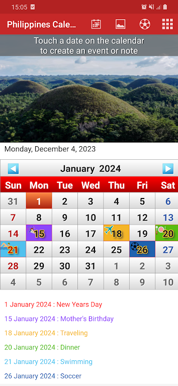 Philippines Calendar 2024应用截图第2张