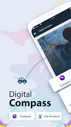 Digital Compass & GPS Compass Screenshot 0