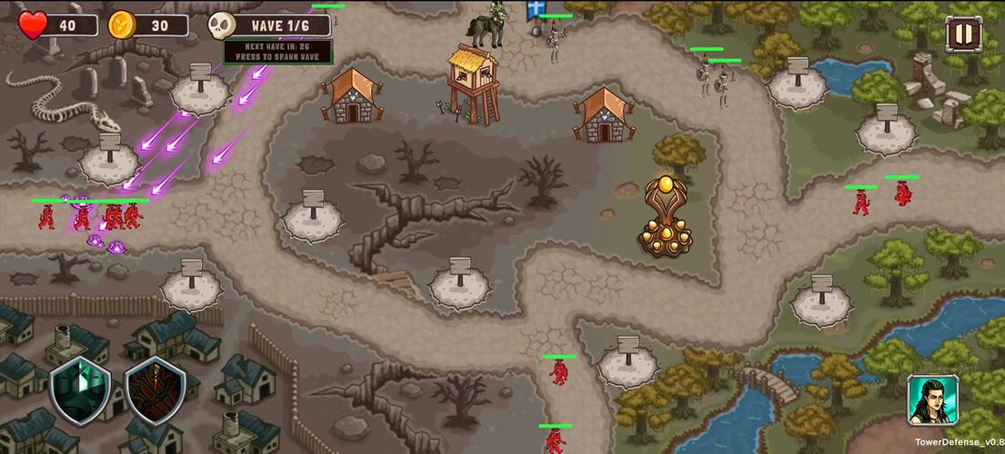 Vulcan's Tower Defense Capture d'écran 3