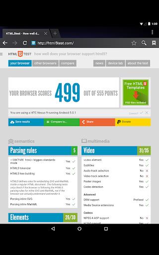 WebView del sistema Android Captura de pantalla 0