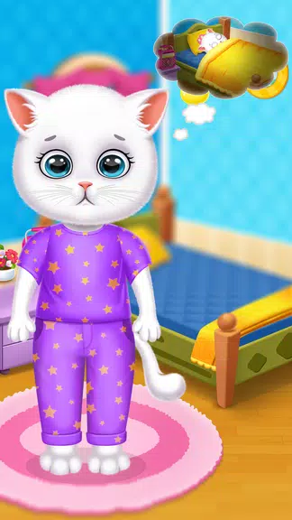 Cute Kitty Cat Pet Care Zrzut ekranu 3
