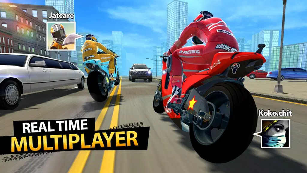 Highway Moto Rider 2: Traffic 스크린샷 2