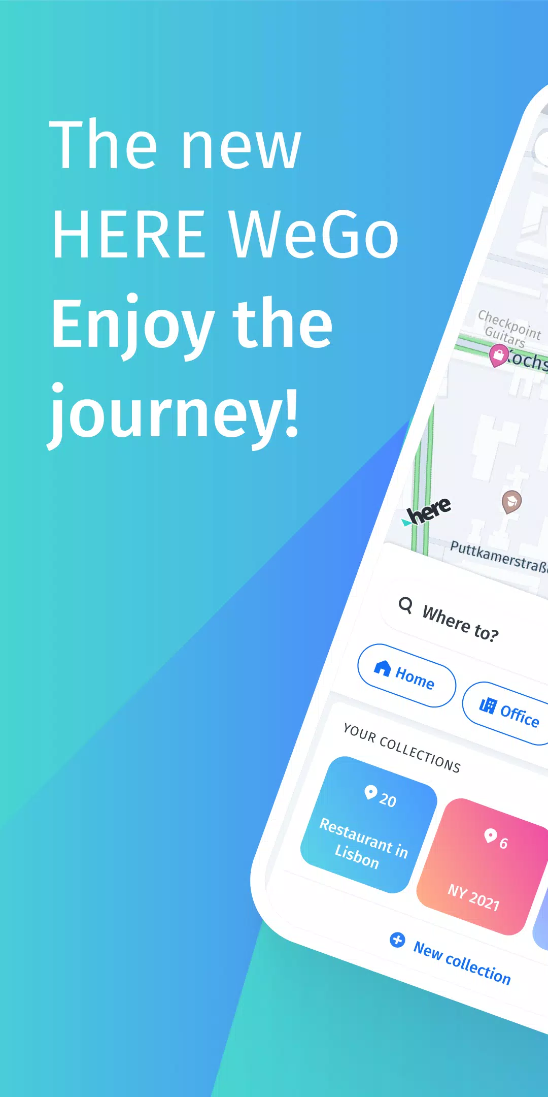 HERE WeGo 地图和导航应用截图第0张