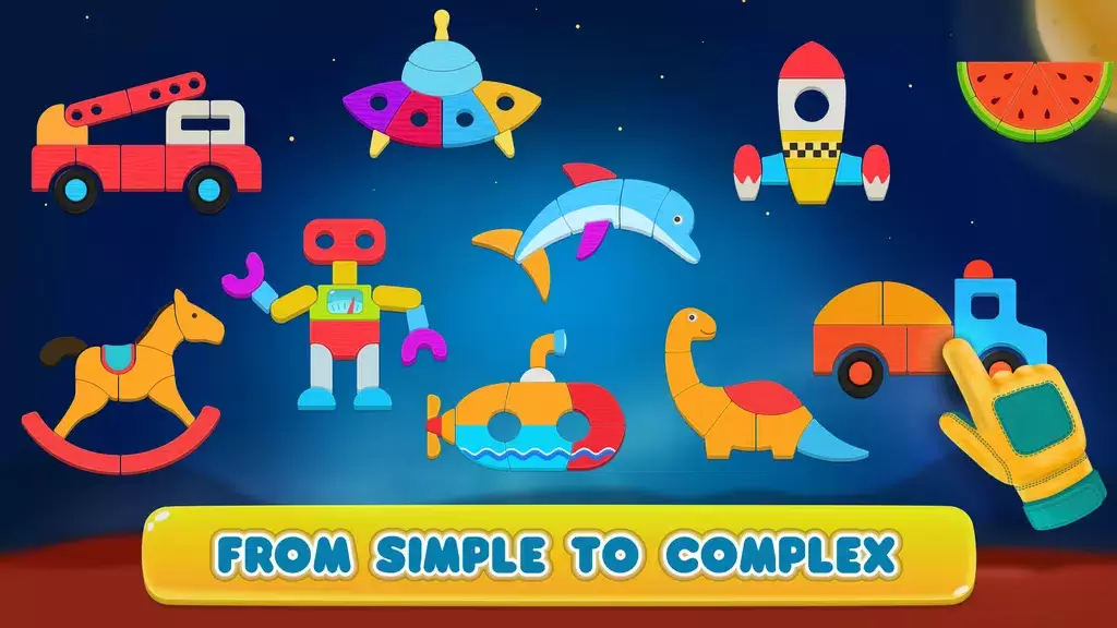 Cosmo Shapes Puzzles for kids Zrzut ekranu 2