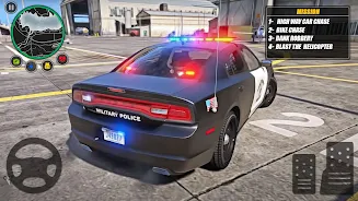 Police Car Chase Criminal Game Captura de tela 1