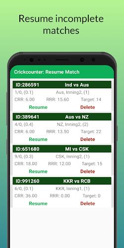 Cricket: Local match scorebook স্ক্রিনশট 3