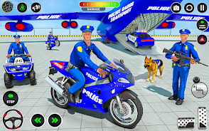 Police Cargo Transport Games ဖန်သားပြင်ဓာတ်ပုံ 0