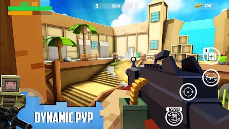 Block Gun 3D: FPS Shooter PvP ဖန်သားပြင်ဓာတ်ပုံ 2