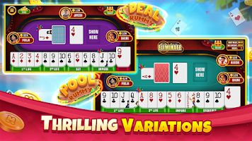 Indian Rummy Offline Card Game Zrzut ekranu 2