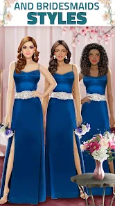 Schermata Super Wedding Dress Up Stylist Mod 1