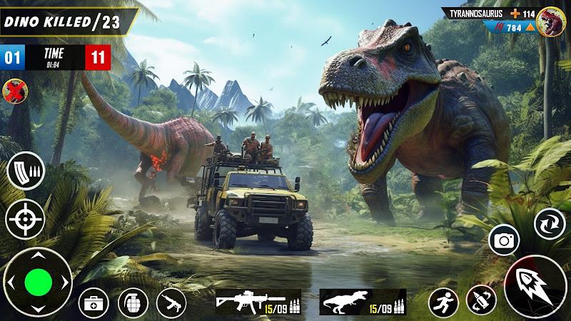 Wild Dinosaur Hunting Game 螢幕截圖 0