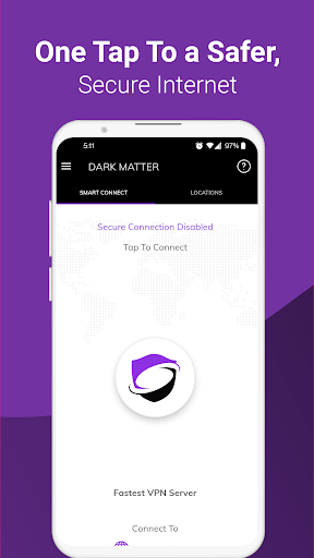 Schermata DarkMatter VPN 0