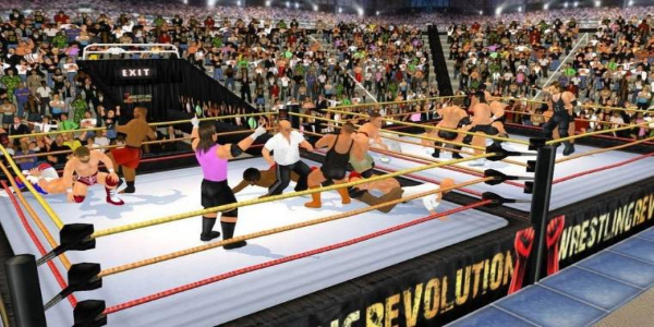 Wrestling Revolution 3D Tangkapan skrin 2