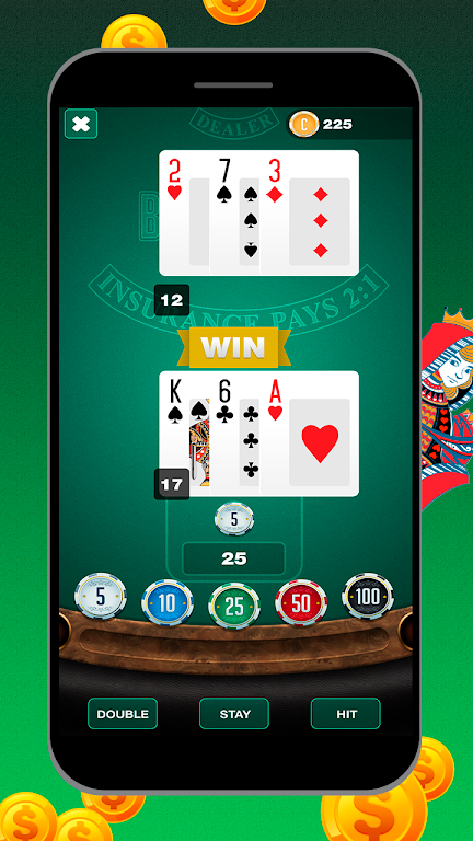 Royal Blackjack 21 स्क्रीनशॉट 3