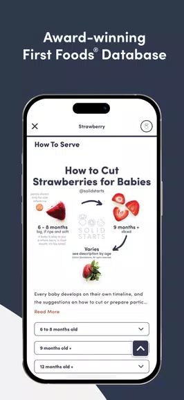 Solid Starts: Baby Food App Capture d'écran 2