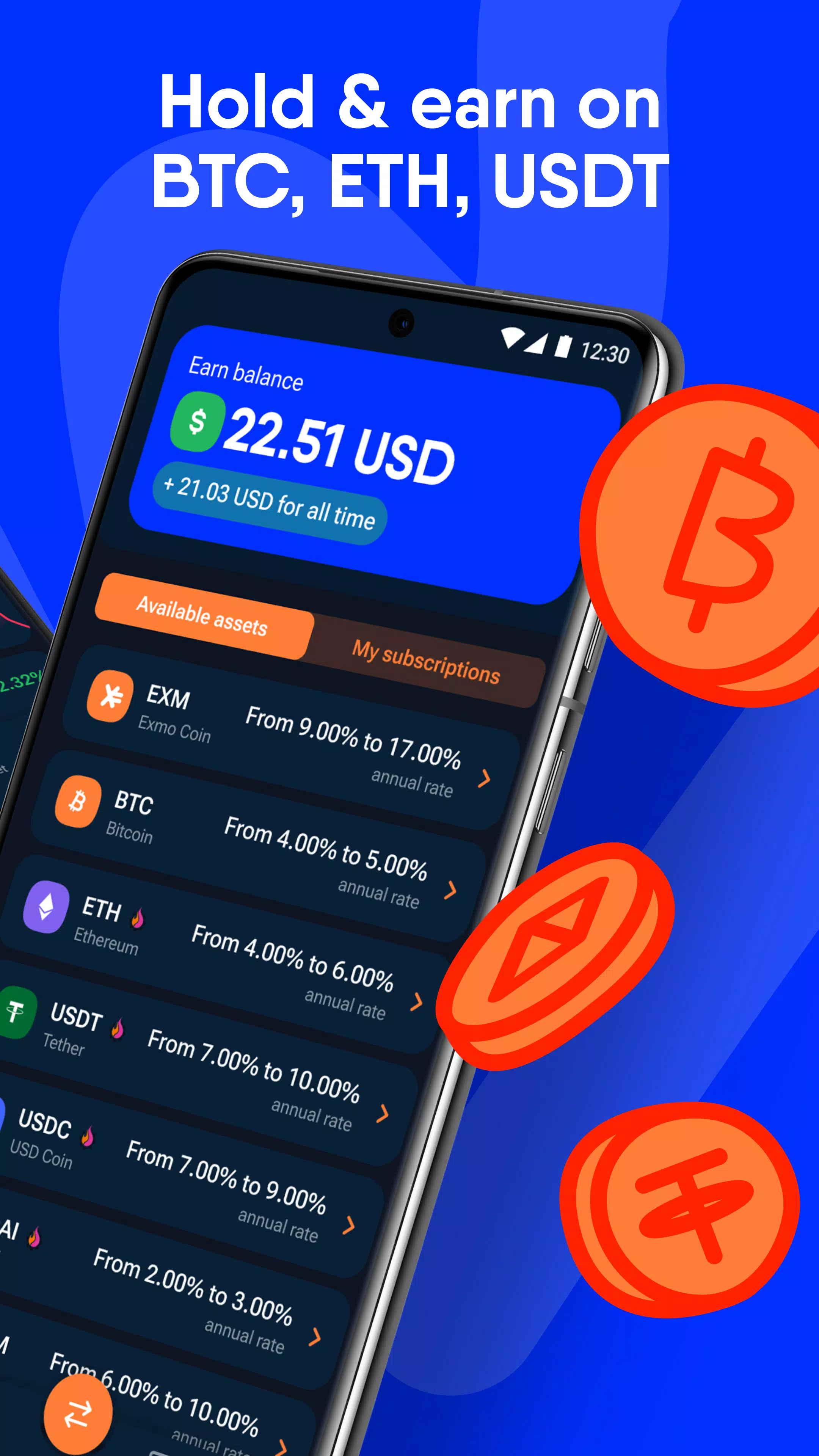 EXMO.com: Trade & Hold Crypto Ekran Görüntüsü 1