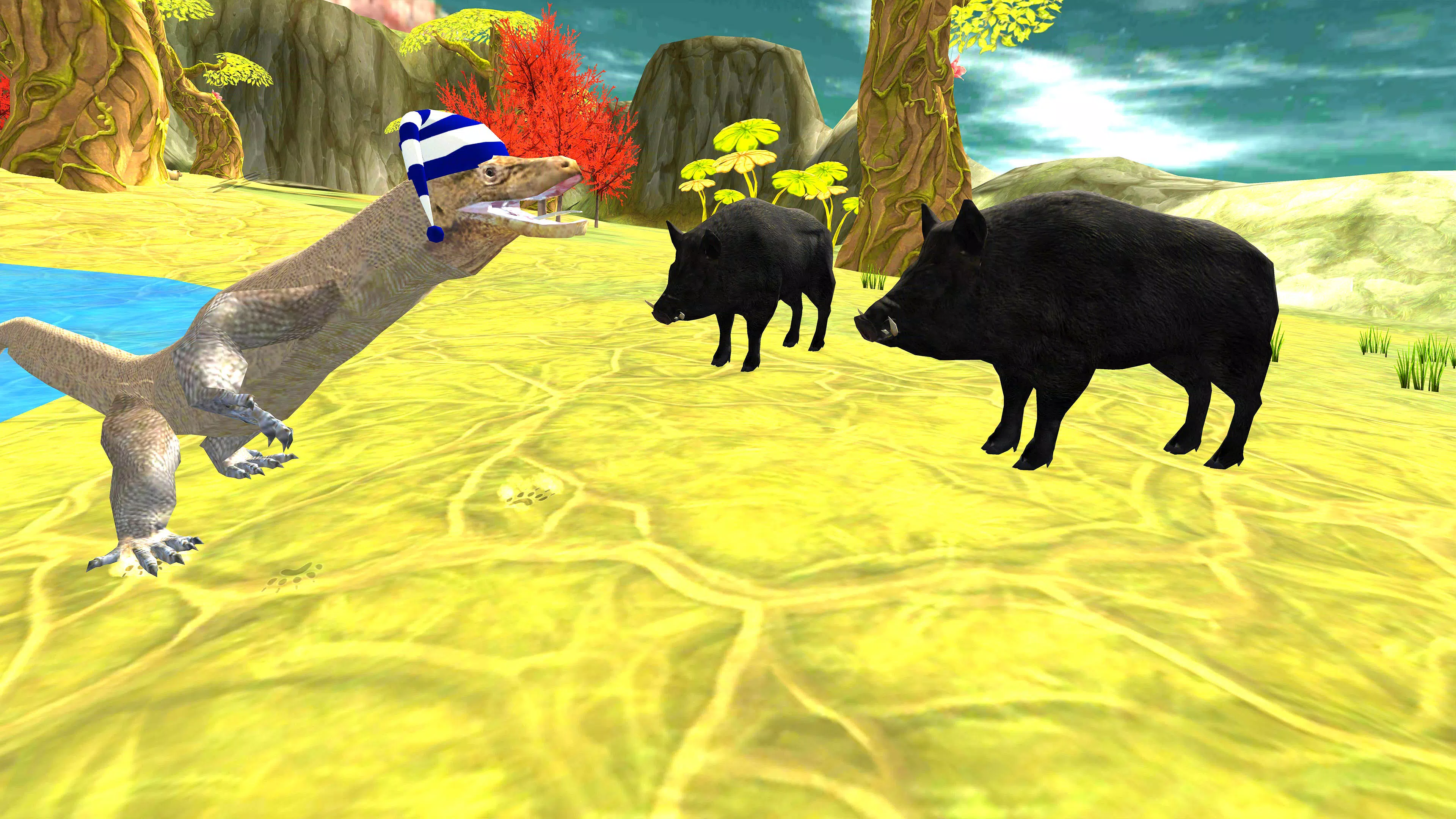 Komodo Dragon : lizard games Tangkapan skrin 0