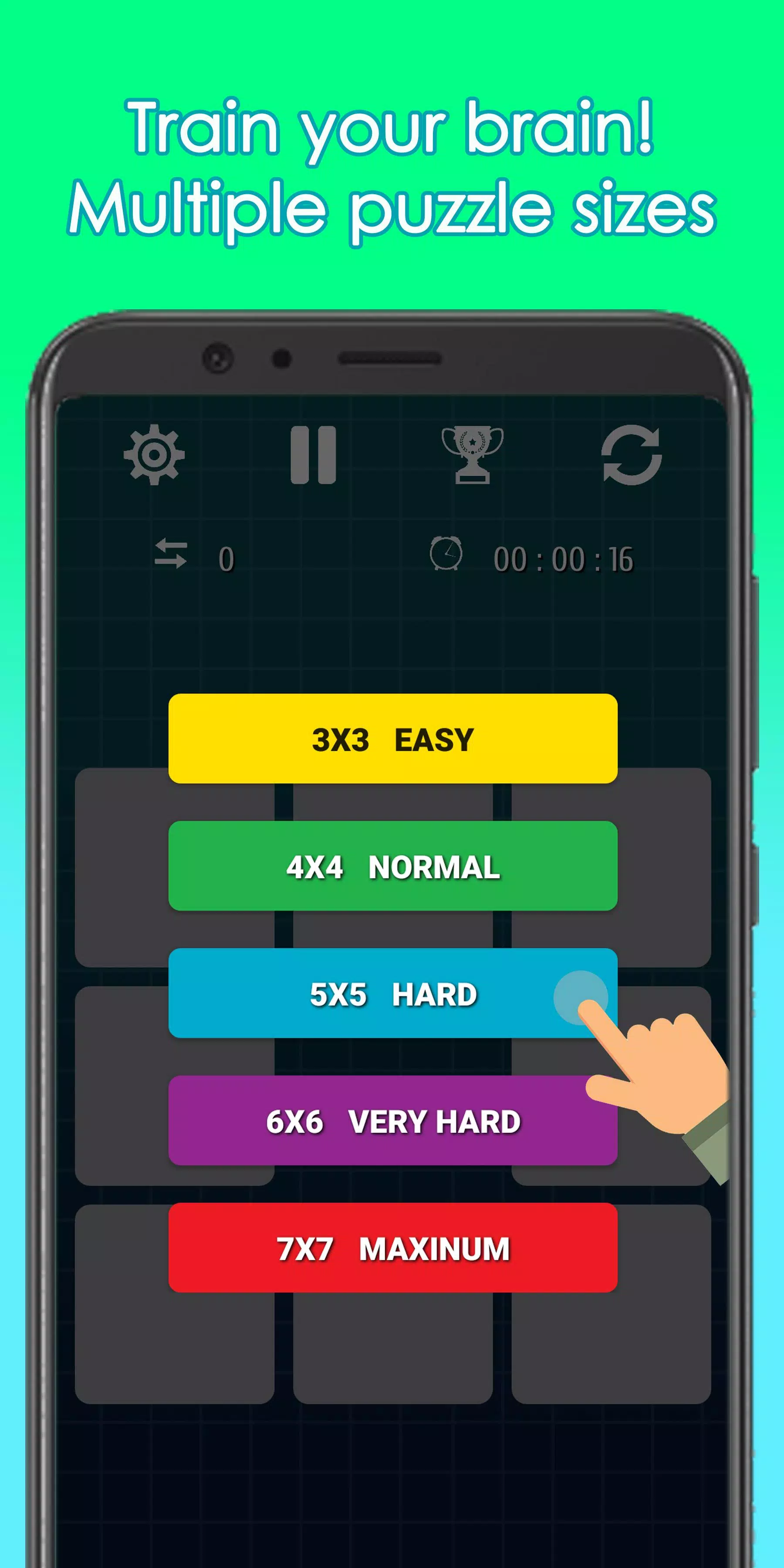 15 Puzzle -Fifteen Puzzle Game 螢幕截圖 1