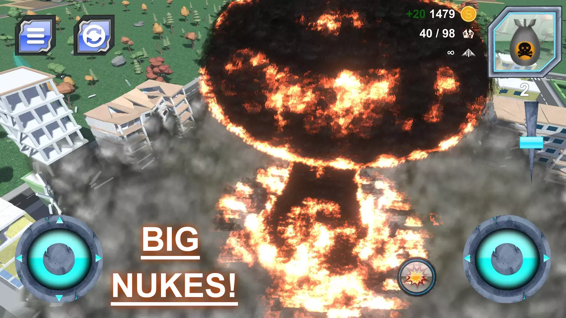 Total City Smash: Nuclear War Tangkapan skrin 0