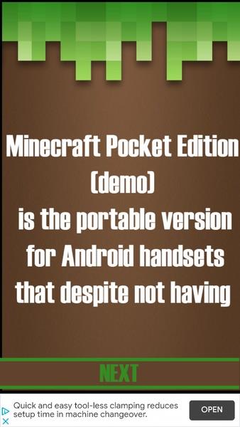 Minecraft Pocket Edition 2018 Guide Capture d'écran 0