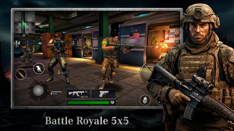 Elite War zone Game Battle PVP 螢幕截圖 0