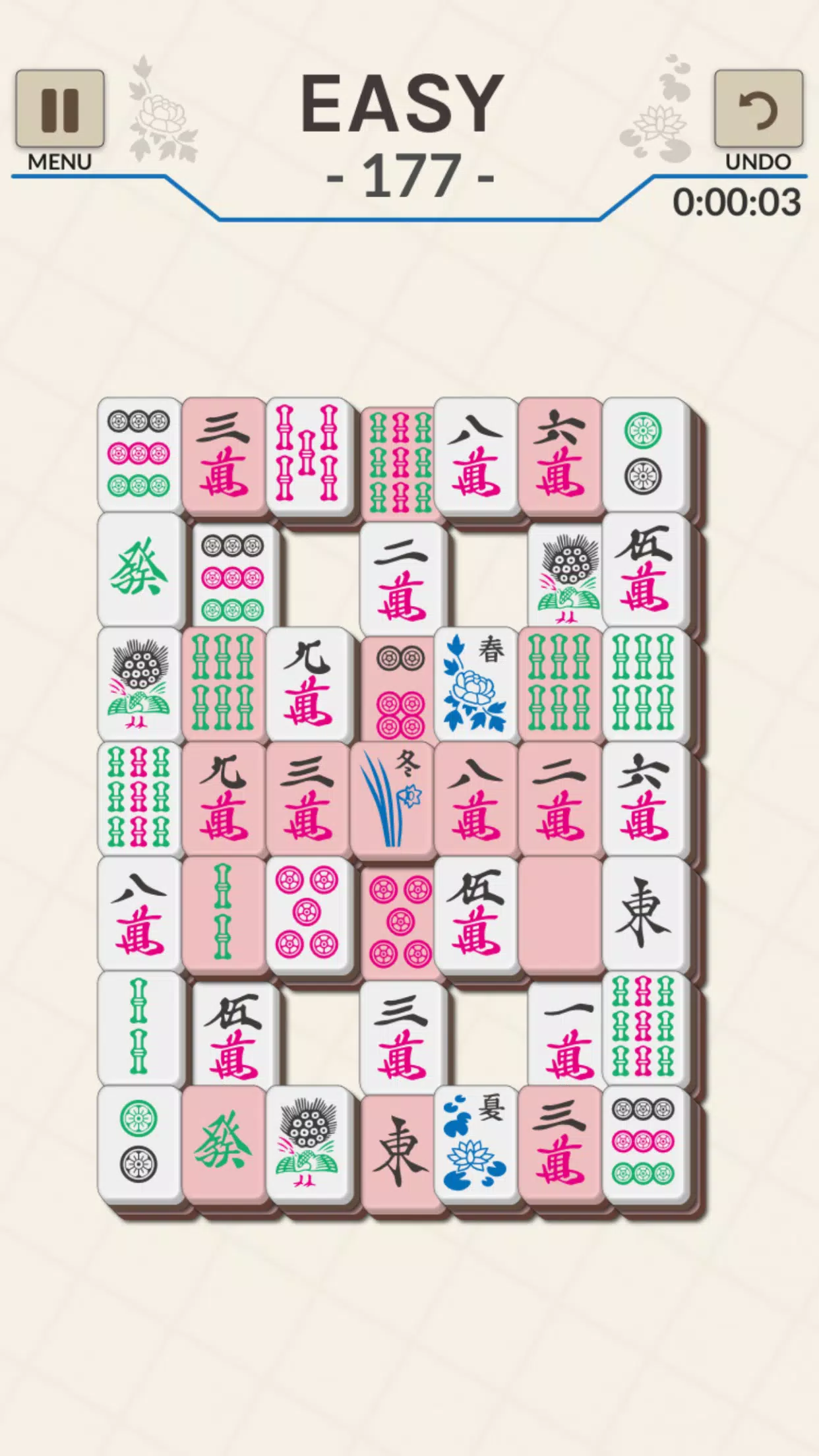 Mahjong Solitaire 1000 Classic Zrzut ekranu 3