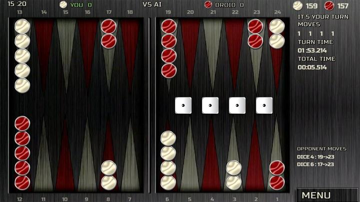 Backgammon Games : 18 Screenshot 3