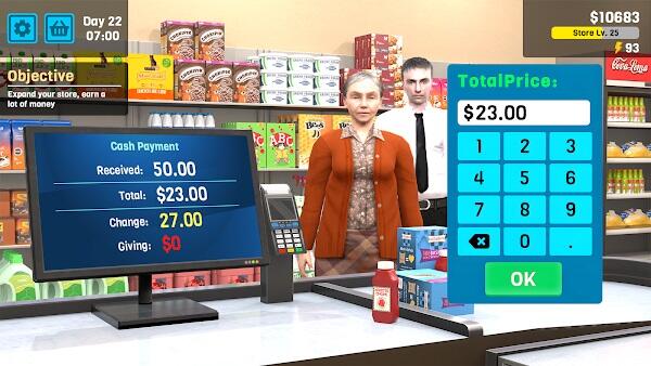 Manage Supermarket Simulator Ekran Görüntüsü 2