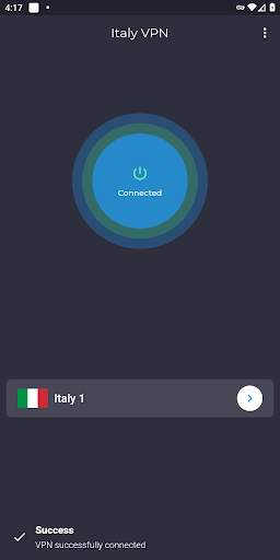 Italy VPN - Fast Proxy Server Zrzut ekranu 1