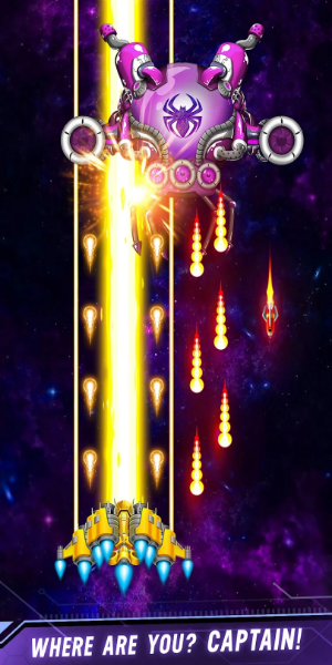 Space shooter - Galaxy attack Schermafbeelding 1