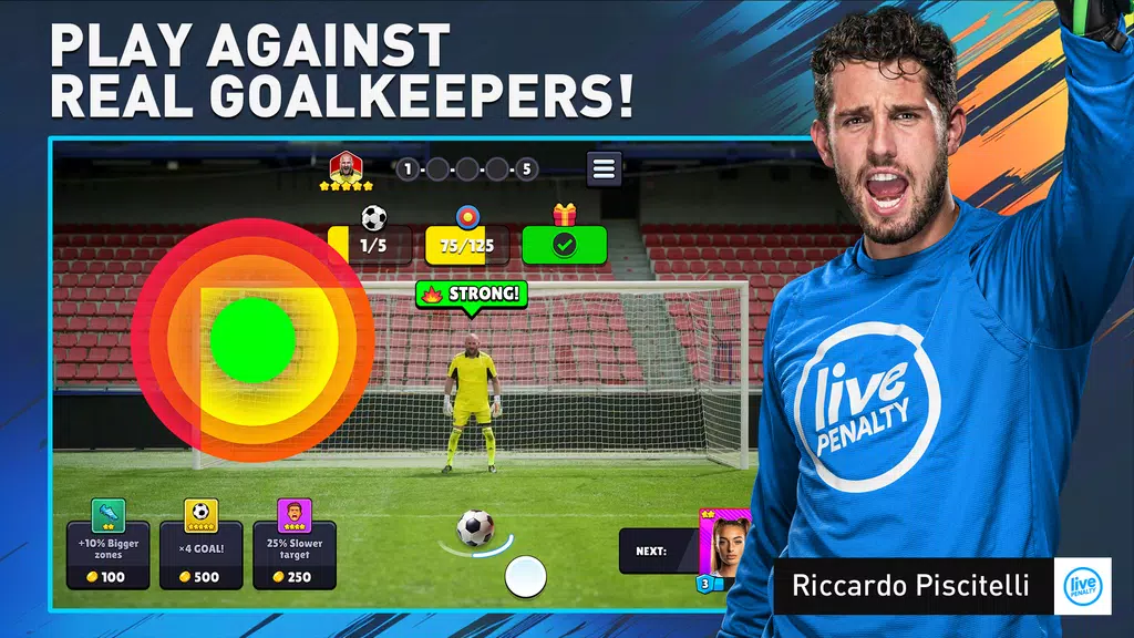 Soccer Penalty: Live Goalie 스크린샷 0