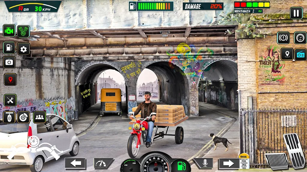 Tuk Tuk Rickshaw: Auto Game Zrzut ekranu 2