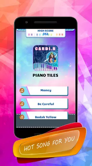 Cardi B - Piano Tiles Ekran Görüntüsü 0