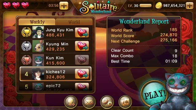 Solitaire Wonderland Ekran Görüntüsü 1