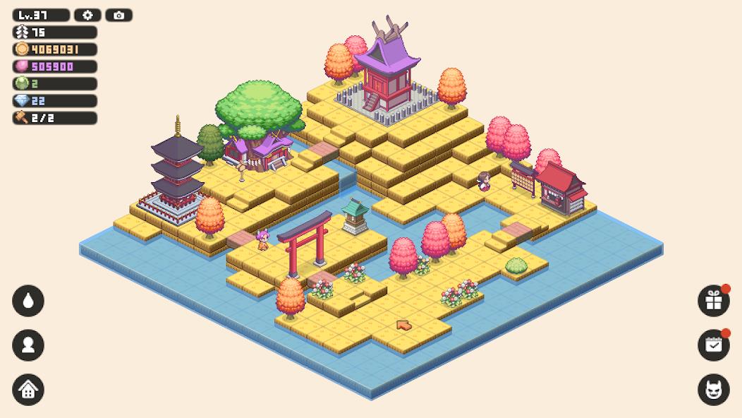 Pixel Shrine JINJA Mod Ảnh chụp màn hình 1