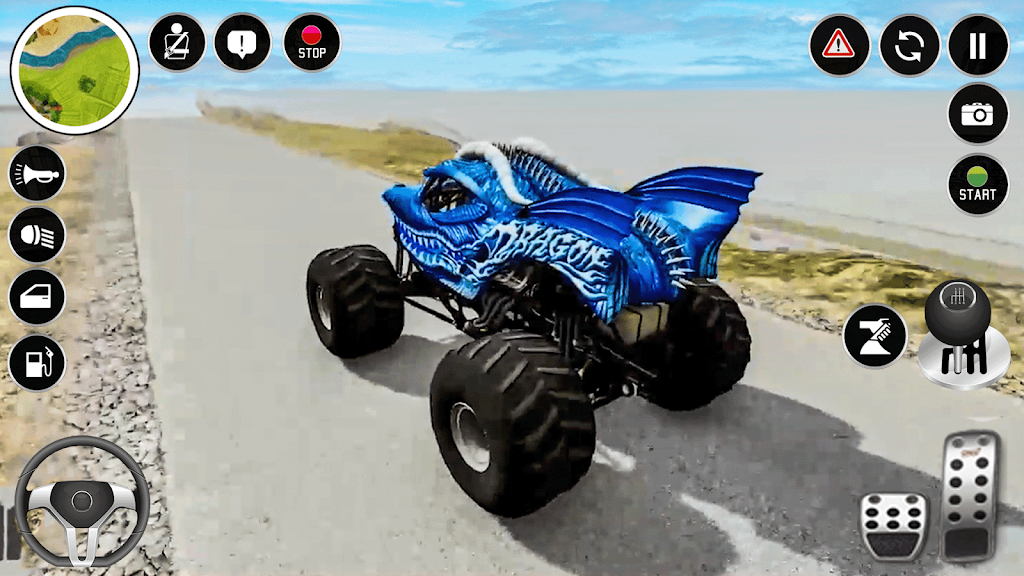 Real Monster Truck Game 3D应用截图第1张