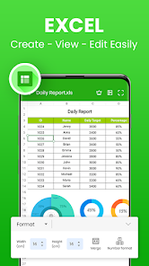 Office App - DOCX, PDF, XLSX Ảnh chụp màn hình 3