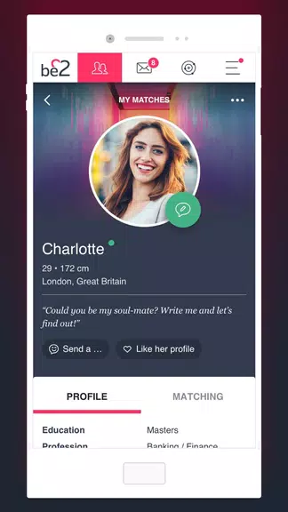 be2 – Matchmaking for singles 스크린샷 2