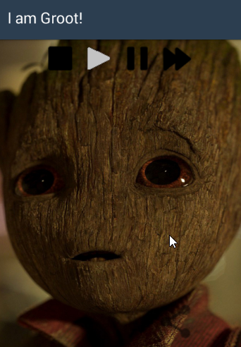I am Groot Button Ảnh chụp màn hình 1