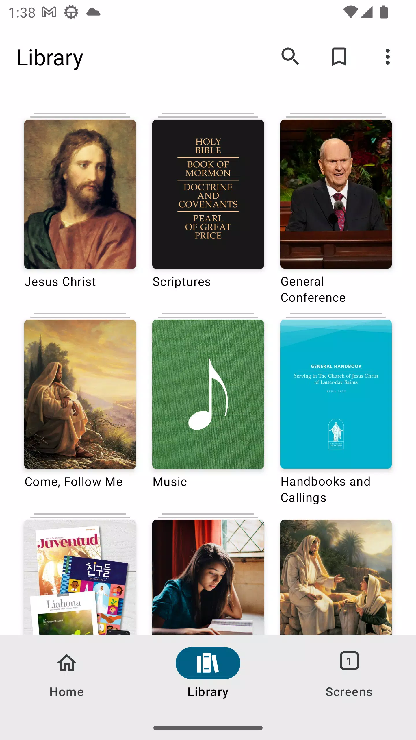 Schermata Gospel Library 1