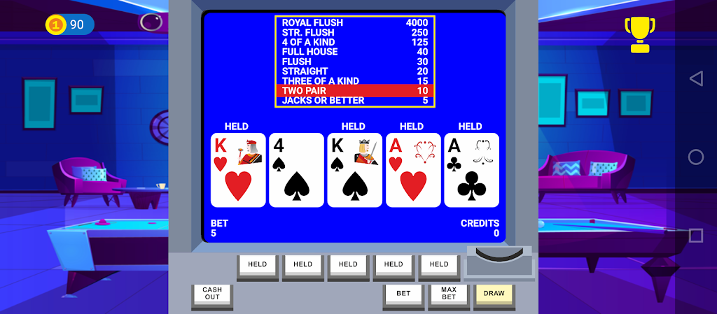 Video Poker Big Bet应用截图第0张