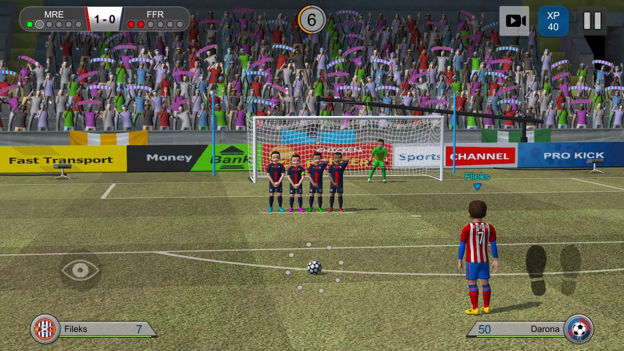 Pro Kick Soccer 螢幕截圖 1