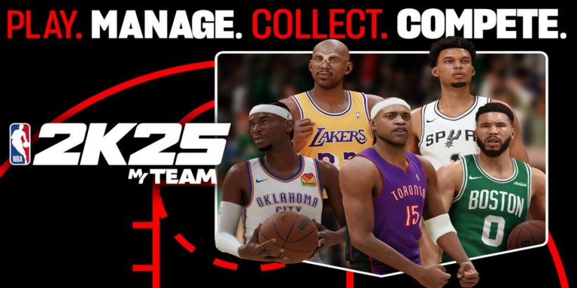 NBA 2K25: MyTeam ให้คุณมีส่วนร่วมในการแข่งขันบาสเก็ตบอลได้ทุกที่ทุกเวลา วางจำหน่ายแล้วบน Android และ iOS