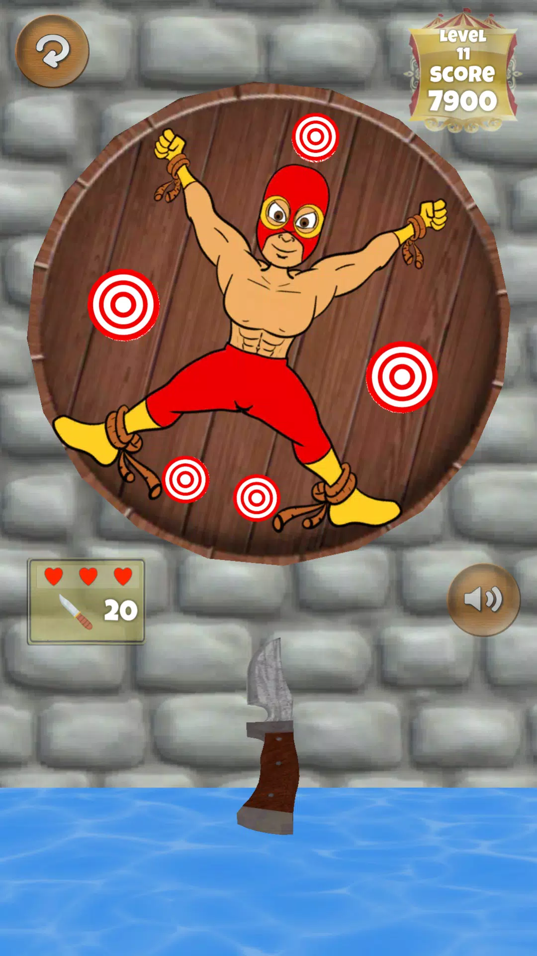 Classic Knife Throwing Game Screenshot 1