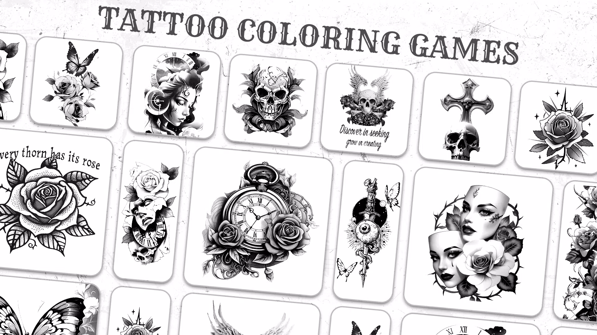 Tattoo Coloring games Tangkapan skrin 1