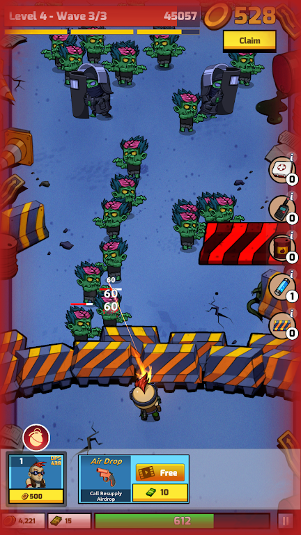 Idle Zombie Defence Schermafbeelding 2