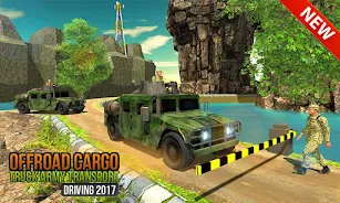 Schermata Offroad US Army Truck Driving 1