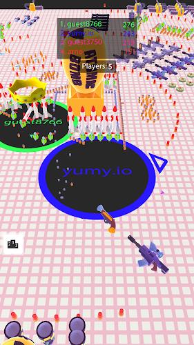 yumy.io - io - hole games Schermafbeelding 3