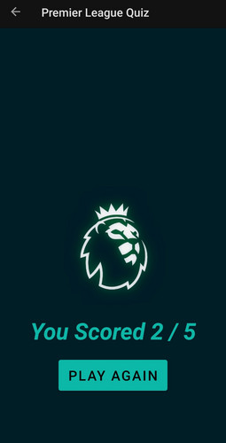 Premier League Quiz Ekran Görüntüsü 1