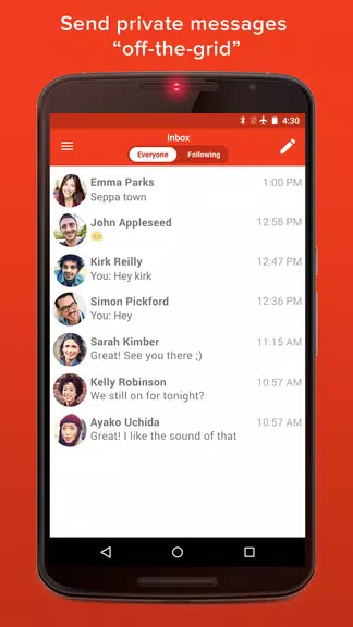 FireChat ภาพหน้าจอ 1